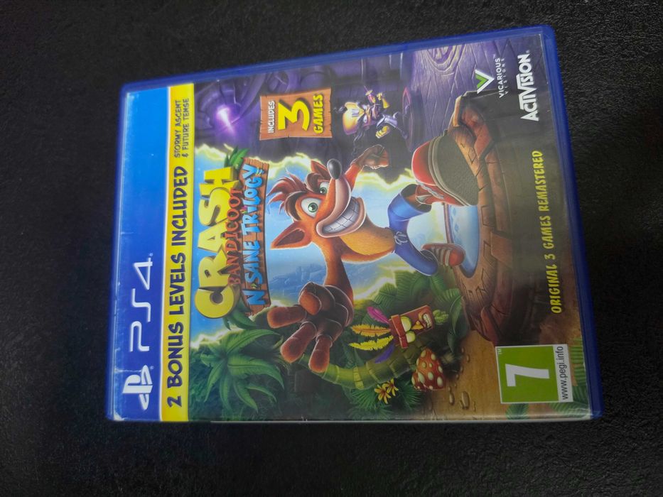 Crash Bandicoot: N. Sane Trilogy PS4 Angielska wersja gry - brak PL w grze