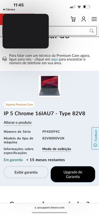 Portátil Lenovo ideapad 5 Chrome
