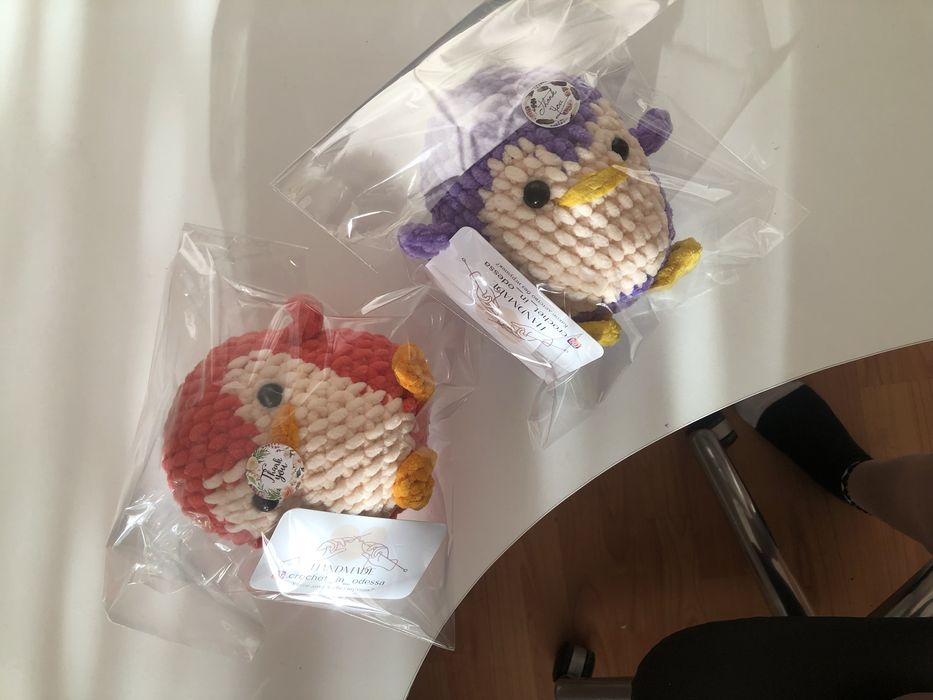 В’язані плюшеві іграшки ручної роботи