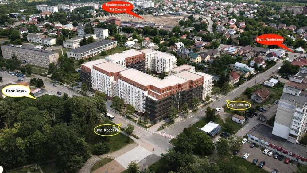 1-кімнатна квартира 36,17 м² у ЖК «Стрийський Бульвар», 2 поверх