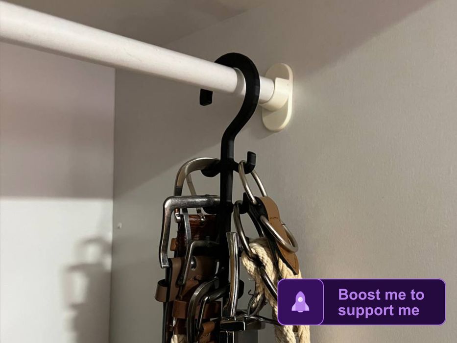 Uchwyt na paski do szafy