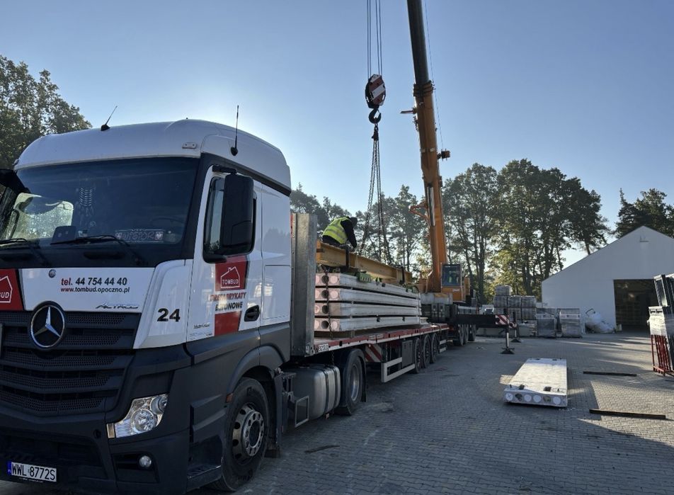 Płyty sprężone kanałowe typu HC 160,200,265,320