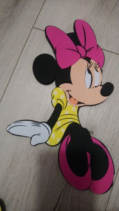 Dekoracja na ścianę Minnie Micky Pluto Daisy Kubus Puchatek