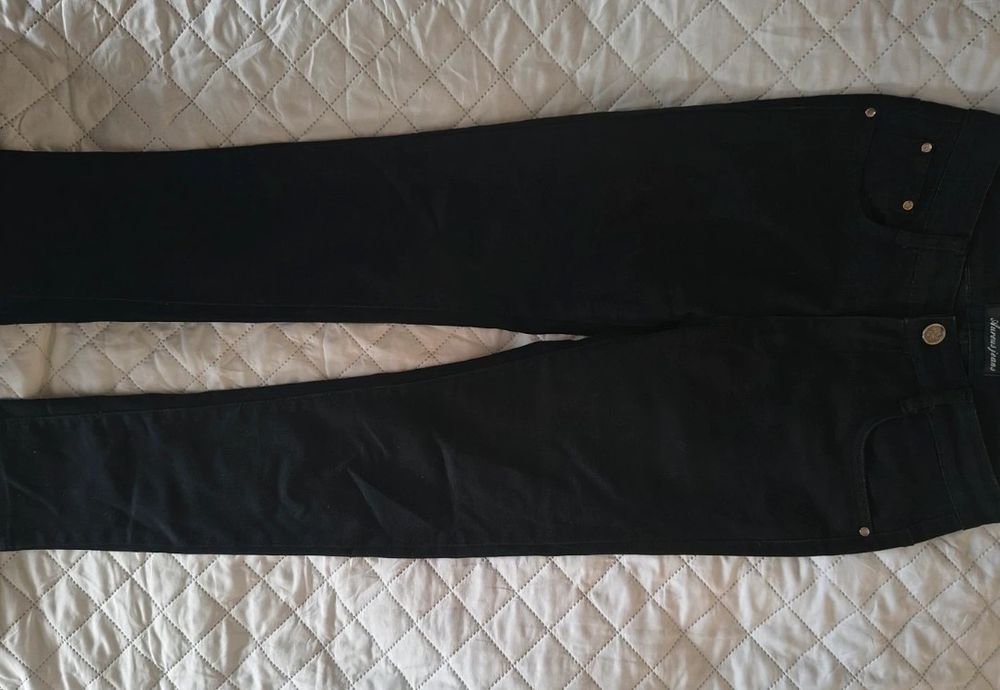 Spodnie damskie jeansowe L