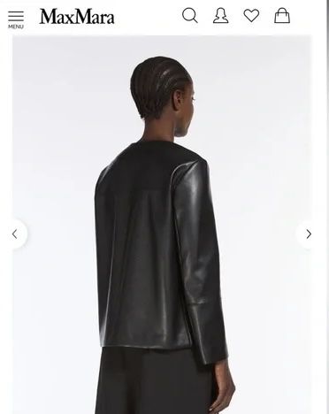 Куртка шкірянка Max Mara S