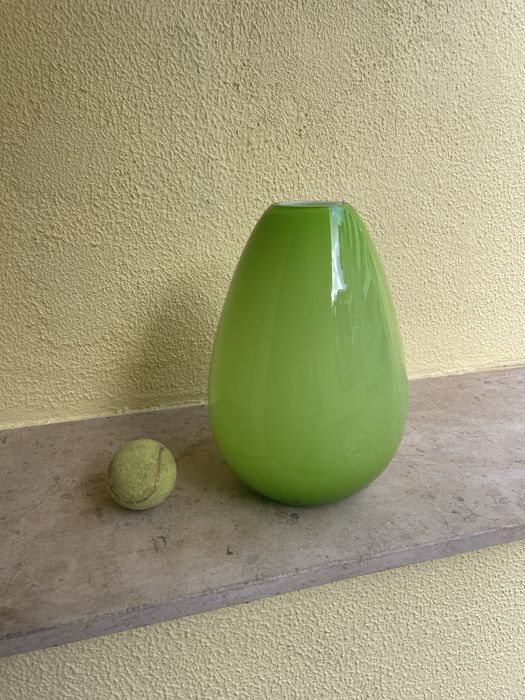 Vaso em vidro (cor verde)