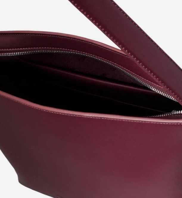 Calvin Klein Torba shopper damska duża K60K612570-VLP Bordowa