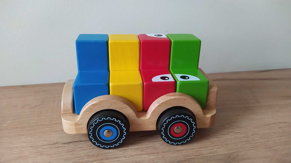 Auto drewniane Układanka Klocki 2+ Smart Games