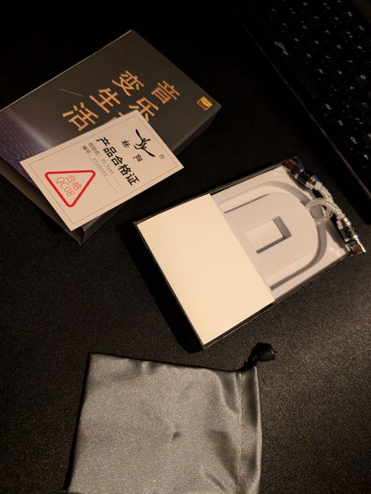 Кабель YYAUDIO / 15cm / срібло, мідь + позолота