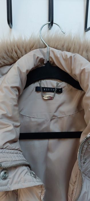 Kurtka, płaszcz zimowy z kapturem pikowana MOHITO rozm.40