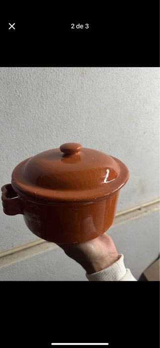 Tachos de barro novos
