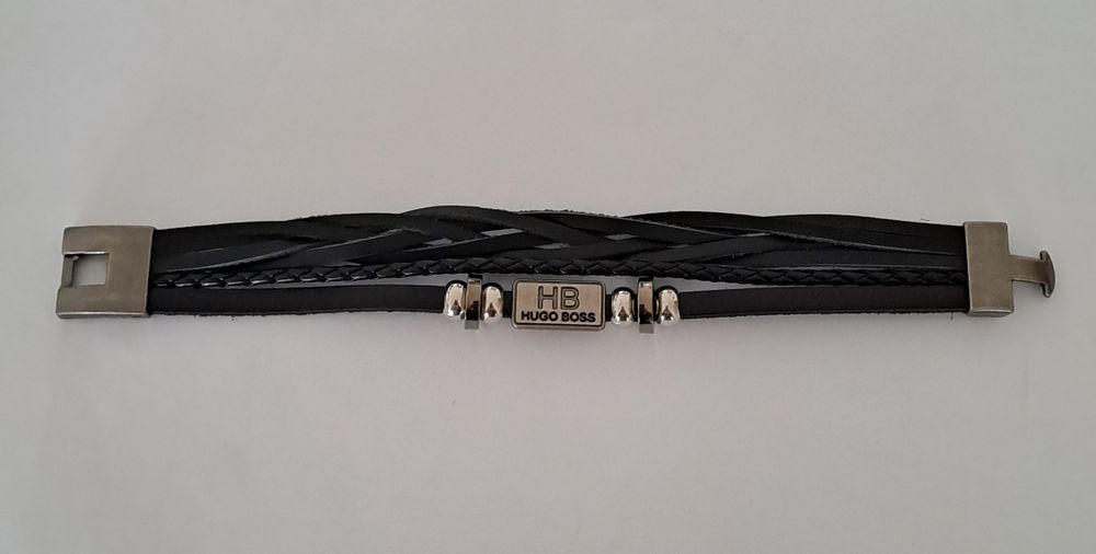 Pulseiras Homem em couro e aço