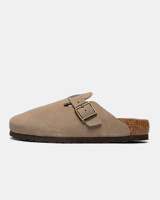 Мюлі Birkenstock Boston Suede premium | шльопанці чоловічі жіночі