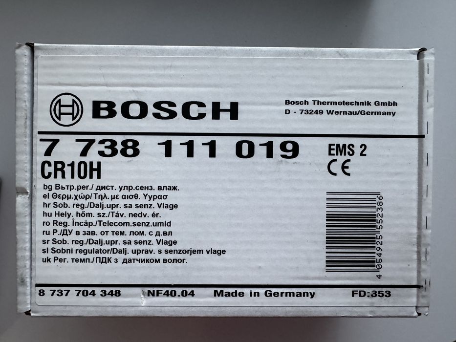 Комнатный регулятор CR10H 7738111012