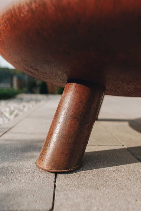 Duże Palenisko ogrodowe XL 100 cm Stal Corten grubość 3mm + Gratis