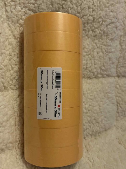 Jest to rolka taśmy maskującej precyzyjnej Würth.
Marka: Würth
Rodzaj: