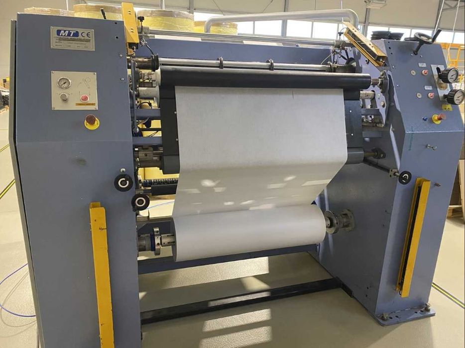 Bobiniarka 1000mm Slitter - rewinder; Cięcie Folii Taśm