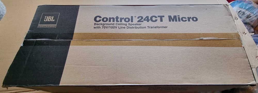 6 colunas JBL 24CT micro +2 subwoofers JBL 19CST; NOVOS; encastre teto64740525481858121