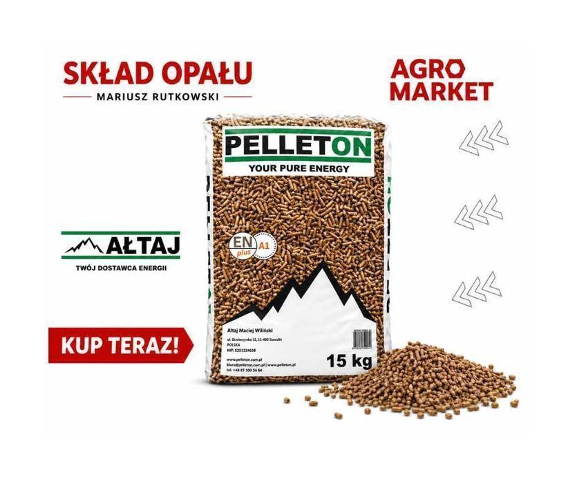 Pellet Pelet PELLETON A1 EN Plus 975 kg | certyfikowany pellet drzewny | 6mm