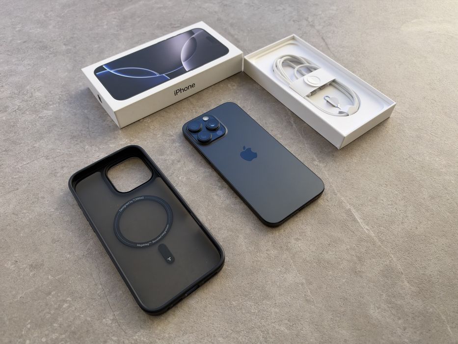 iPhone 16 Pro Max 512GB – Black Titanium / como NOVO!