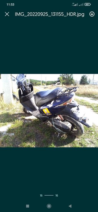 Скутер Хонда діо 62/68 honda dio 62/68 по-ЗАПЧАСТИНАХ двигун