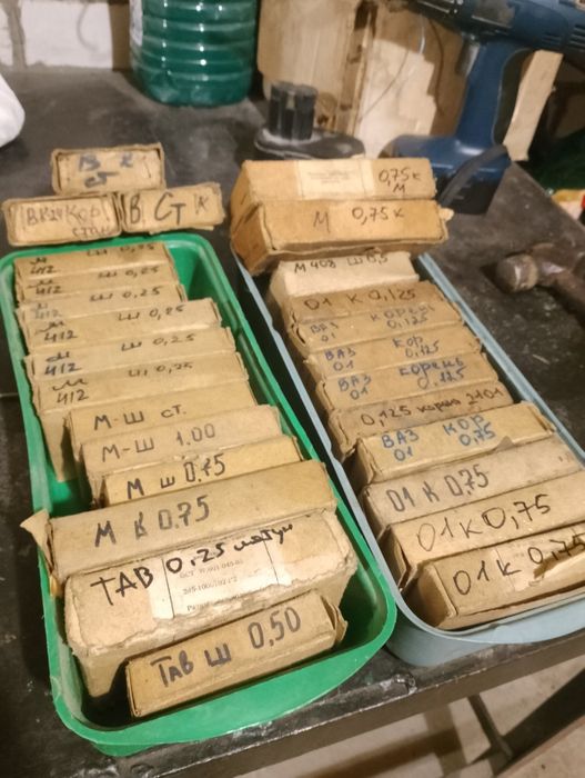 Вкладиши ГАЗ, Таврия, ВАЗ, Москвич