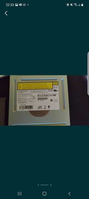 Gravador DVD interno Sony lightscribe