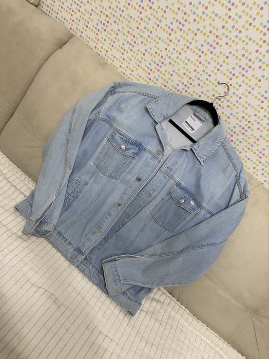 Джинсовка оверсайз bershka