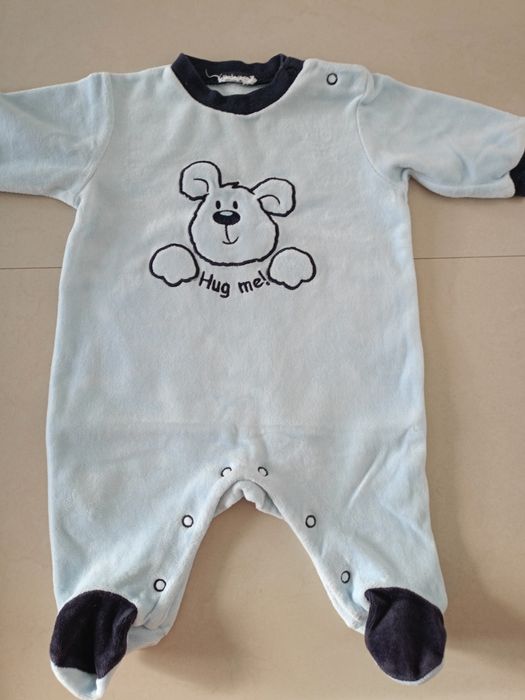 Pajacyk welurowy rozm 56