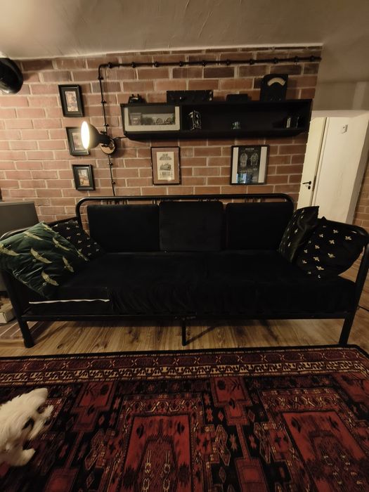 Łóżko sofa kanapa leżanka IKEA Fyresdal z materacem.