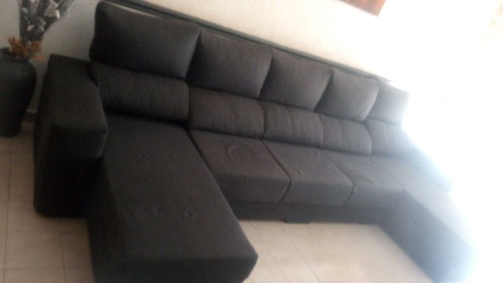 Sofá extensível 5 Lugares com dois chaise longue [Microfibras]