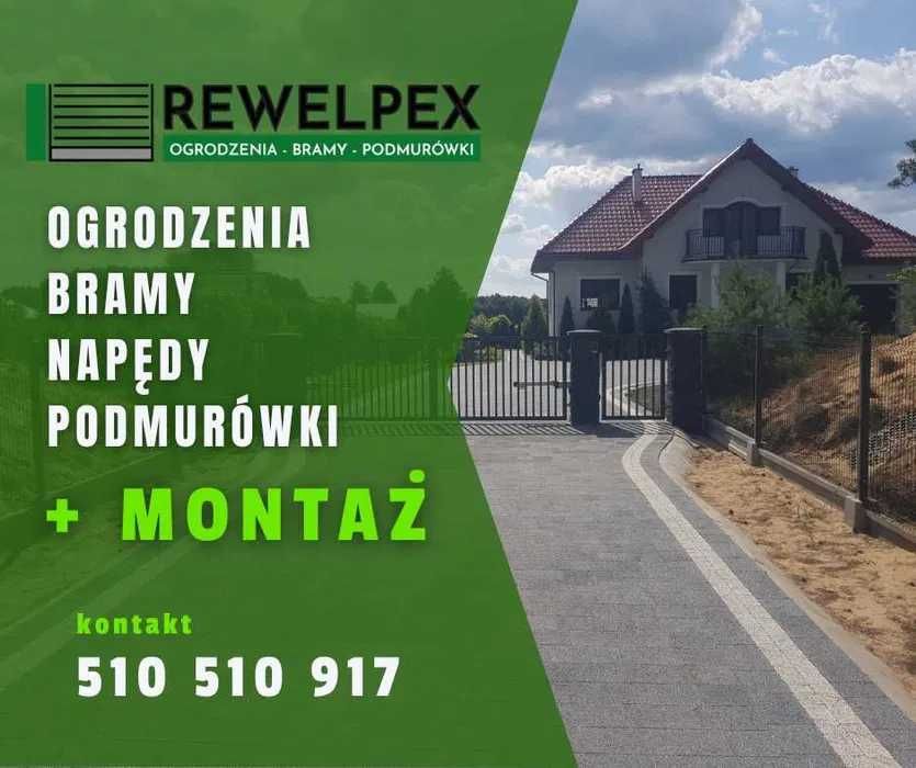 Płoty ogrodzenia, bramy wjazdowe ogrodzenie panelowe