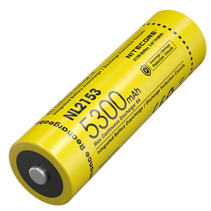 Акумулятор 21700 (5300mAh) Nitecore NL2153