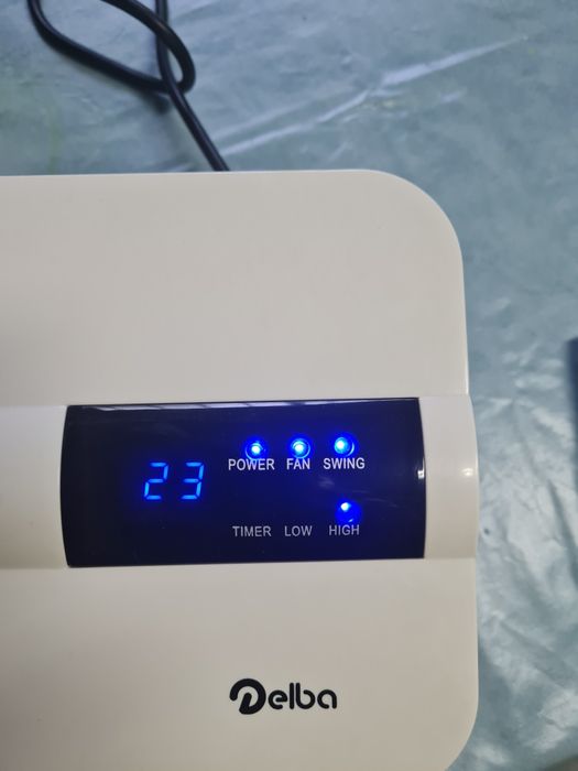 Aquecedor/ventilador de cerâmica de parede