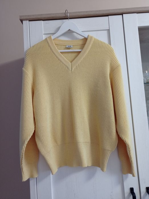Sweter damski oversize z domieszką wełny Lucia