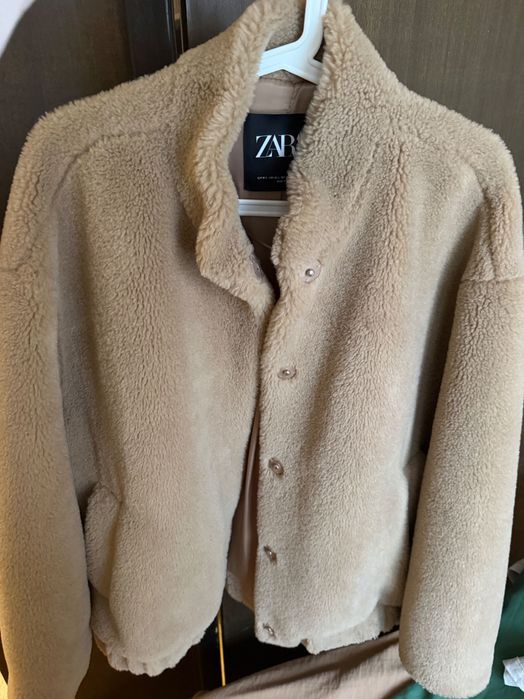 Бомбер Zara штучне хутро розмір M-L