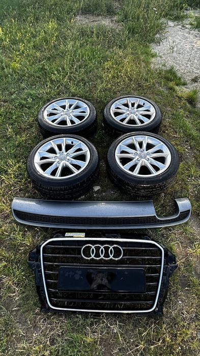 Audi a3 8v części (Komplet kół, grill i dyfuzor)
