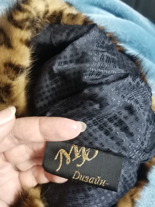 Хутряна шапка-берет жіноча