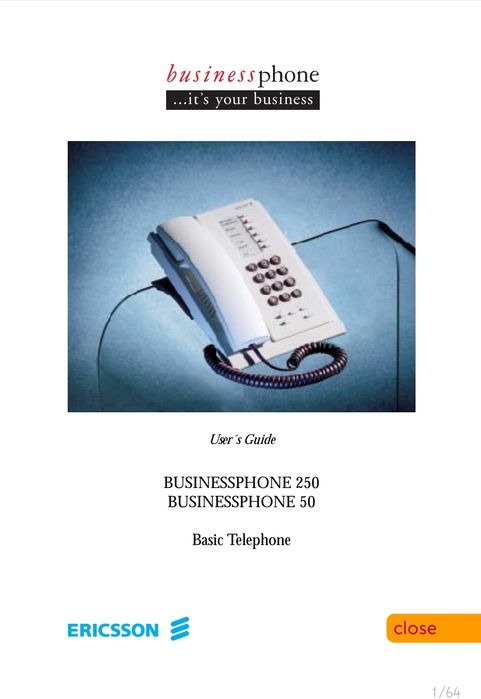 Telefone fixo Ericsson