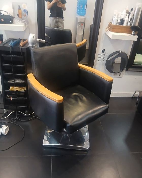 Cadeira de corte cabeleireiro
