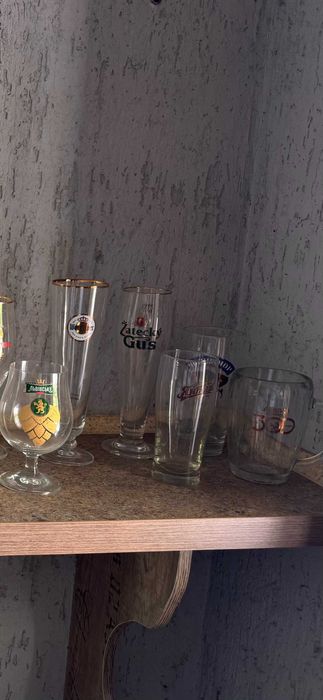 Продам бокали для пива емкостью 05, 033 куб. См. Новые разние.