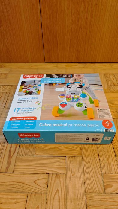 Andador Fisher Price Walker Talking Zebra