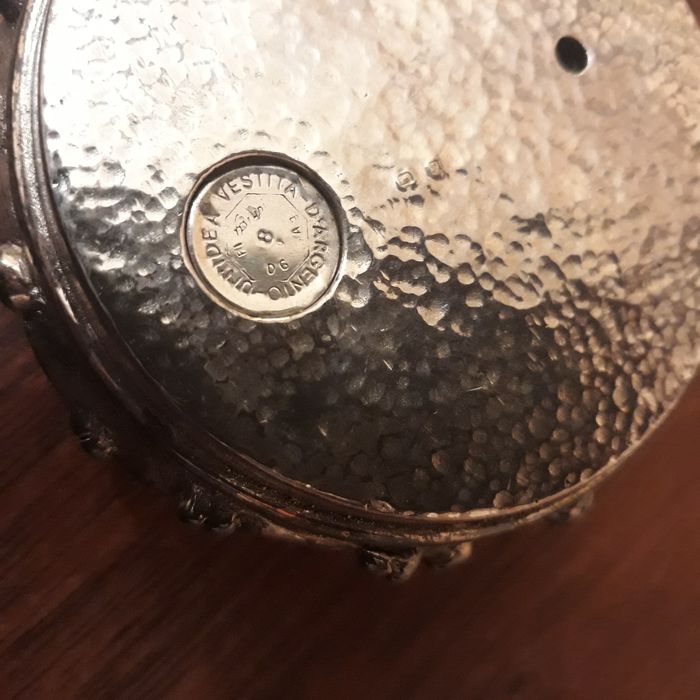 Peças em prata laminada italiana