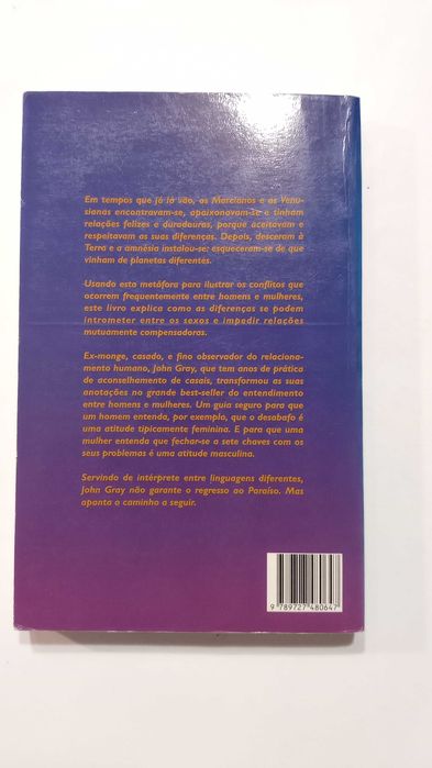 Os Homens são de Marte, as Mulheres são de Vénus de John Gray