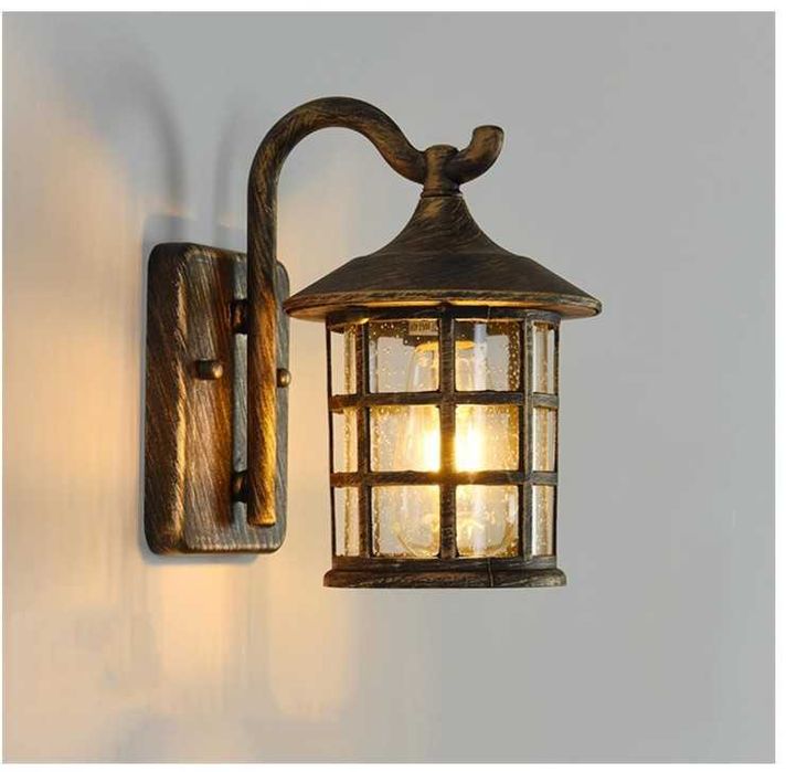 ZenithBeam wodoodporna latarnia/kinkiet, styl vintage