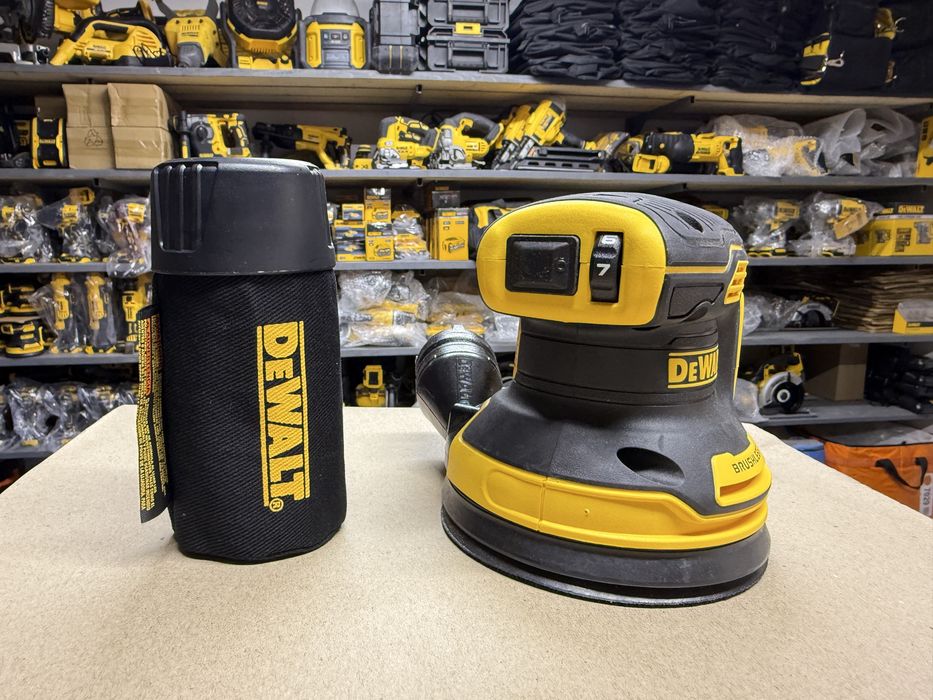Dewalt DCW210/акумуляторна орбітально-ексцентрикова шліфмашинка деволт
