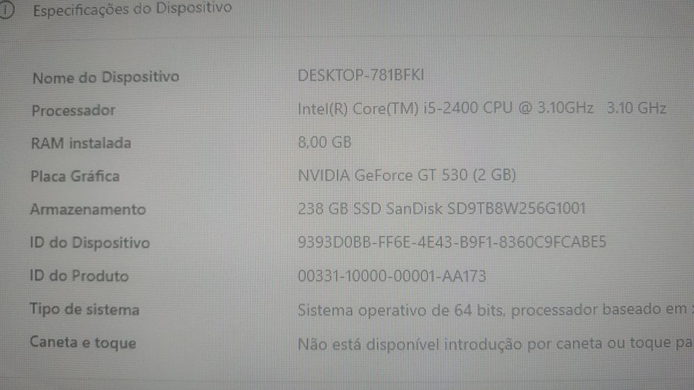 Computador completo HP