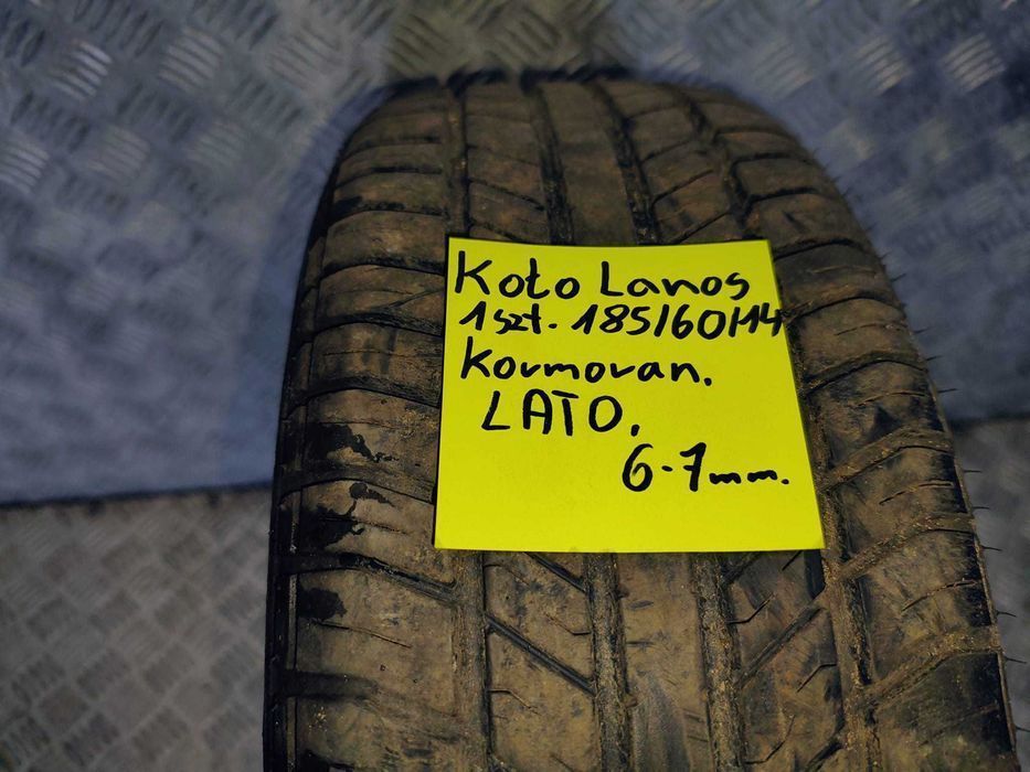 koło lanos 185/60 R14 letnie 6-7mm