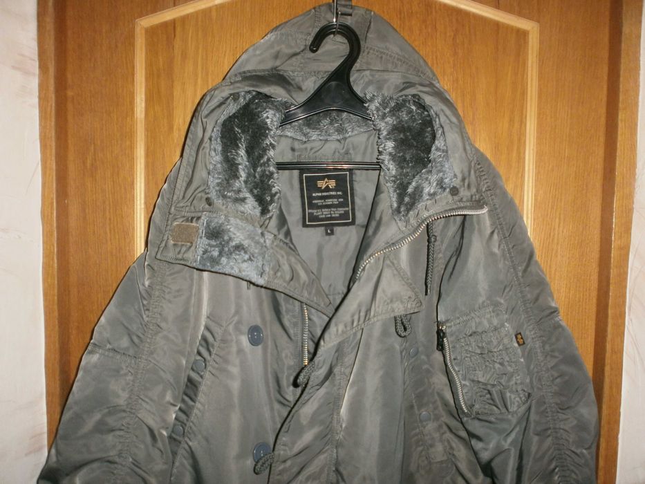 Куртка парка аляска Alpha Industries N-3B, р. L, наш 52-54. ПОГ-67 см