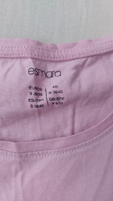 Różowa piżama esmara S (bardziej xs)